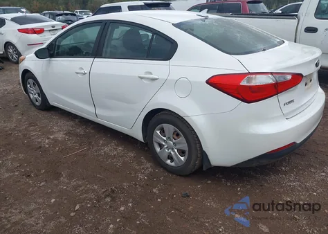 2015 Kia Forte Lx из США, поврежденный, VIN KNAFX4A66F5316396